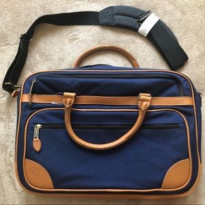 SOLD♥️& Leather Laptop Messenger Bag NWOT